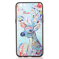 For OPPO R9s R9s Plus Case Cover Pattern Back Cover Case Deer Animal Hard PC R9 R9 Plus