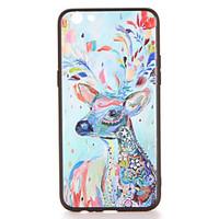 for oppo r9s r9s plus case cover pattern back cover case deer animal h ...