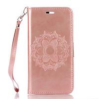 For Huawei P9 Lite P8 Lite Honor 8 Y6 II Y6 Y5 II Y5 PU Leather Material Datura Flowers Pattern Butterfly Phone Case