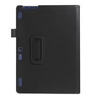 For Case Cover with Stand Flip Full Body Case Solid Color Soft PU Leather for lenovo TAB2 A10-70F/LCA10-30f TB3-X70F