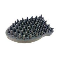 Foufou Dog Groomie Silicone Fish Brush Cats Charcoal Grey