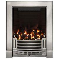 Focal Point Finsbury Multi Flue Satin Chrome Manual Control Inset Gas Fire