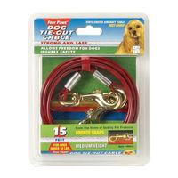 Four Paws Medium Weight Red 10ft Cable