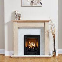 focal point elegance black inset gas fire suite