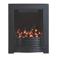 Focal Point Finsbury Full Depth Black Manual Control Inset Gas Fire
