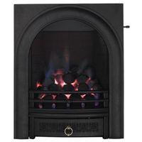Focal Point Arch Black Slide Control Inset Gas Fire