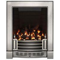 focal point finsbury multi flue satin chrome slide control inset gas f ...