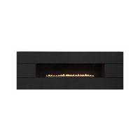 Focal Point Vesuvius Black Granite Manual Control Gas Fire