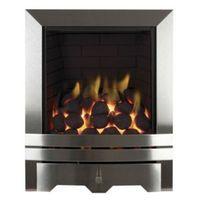 Focal Point Chrome Manual Control Inset Gas Fire