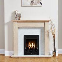 focal point blenheim black inset gas fire suite