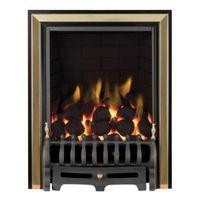 focal point classic full depth black manual control inset gas fire