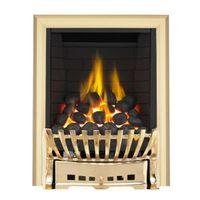 focal point elegance full depth brass manual control inset gas fire