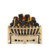 Focal Point Elegance Brass Manual Control Inset Gas Fire Tray