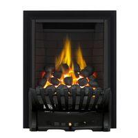 focal point elegance full depth black manual control inset gas fire