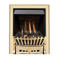 Focal Point Elegance Brass Manual Control Inset Gas Fire