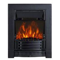 Focal Point Finsbury Black LED Electric Fire