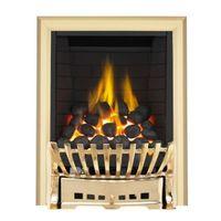Focal Point Elegance Full Depth Brass Remote Control Inset Gas Fire