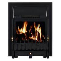 Focal Point Blenheim Black LCD Remote Control Electric Fire