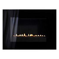Focal Point Cheshire LPG Black Manual Control Wall Hung Gas Fire