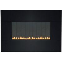 Focal Point Piano Flue Less Black Manual Control Wall Hung Gas Fire