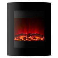 Focal Point Ebony Black LED Remote Control Electric Fire