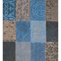 forget me not blue patchwork rug vintage louis de poortere 230x230