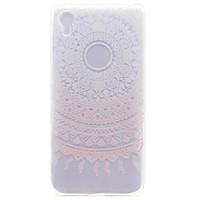 for sony case xperia x transparent pattern case back cover case flower ...