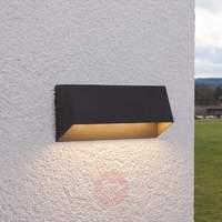 Four-bulb LED outdoor wall light Hanno, graphite