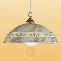 FOGLIE MARMO MARRON hanging light