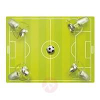 footie pitch ceiling light with 4 bulbs