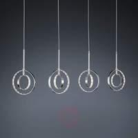 four light prater led hanging light