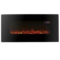 Focal Point Pasadena Black LED Remote Control Electric Fire