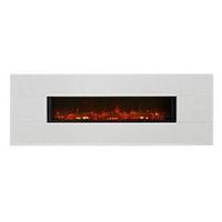 Focal Point Vesuvius Limestone LED Electric Fire