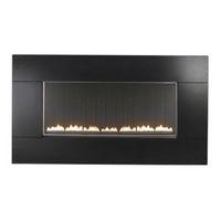 Focal Point Pinoir Black Manual Control Wall Hung Gas Fire