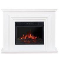 focal point amersham white led electric fire suite