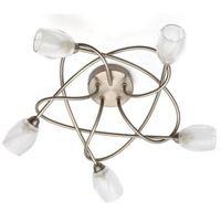 forbes satin chrome 5 lamp ceiling light