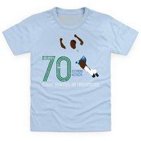 Football Icons Brazil 1970 Kid\'s T Shirt