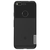 For Dustproof / Transparent Case Back Cover Case Solid Color Soft TPU for Google Google Pixel / Google Pixel XL