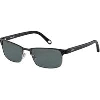 Fossil FOS3000/P/S HBFY2 (black matt on silver-black matt/grey polarized)