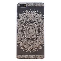 for huawei case p8 lite frosted case back cover case mandala hard pc h ...