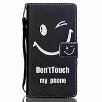 For Huawei Case / P8 Lite Wallet / Card Holder / with Stand Case Full Body Case Word / Phrase Hard PU Leather Huawei Huawei P8 Lite