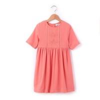 Folk Style Embroidered Dress, 3-12 Years