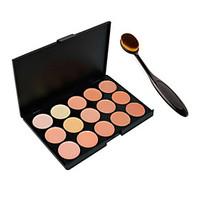 Foundation BB Cream Makeup Brush Tool15 Colors Contour Face Cream Makeup Concealer Palette