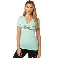 fox racing womens remained v neck short sleeve tee ss17