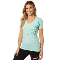 fox racing womens perfor v neck short sleeve tee ss17