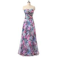 formal evening dress sheath column sweetheart floor length chiffon wit ...