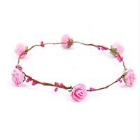 foam headpiece wedding special occasion outdoor headbands flowers wrea ...