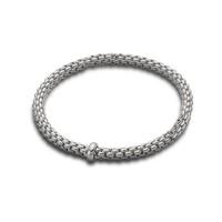 Fope Solo 18ct white gold flexible bracelet