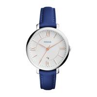 Fossil Jacqueline ladies\' blue leather strap watch