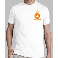 forming civil protection orange on white